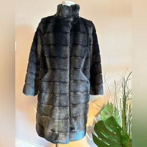 Eco faux furs coat size S